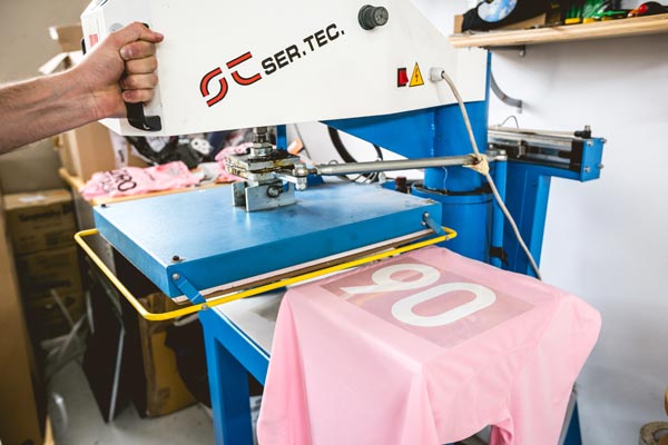 Stampa a sublimazione abbigliamento sportivo