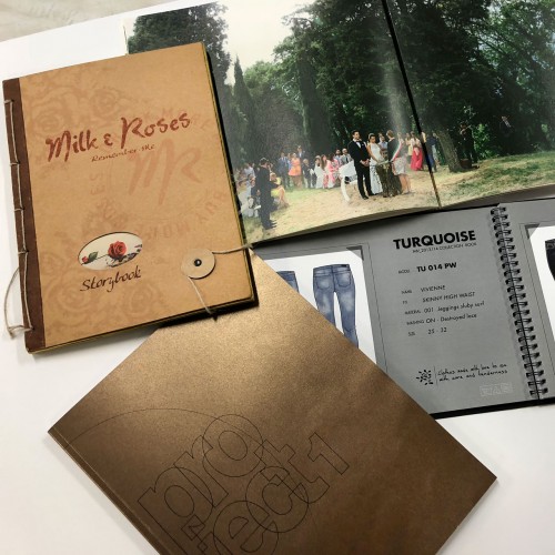 Brochure e libretti con rilegature miste