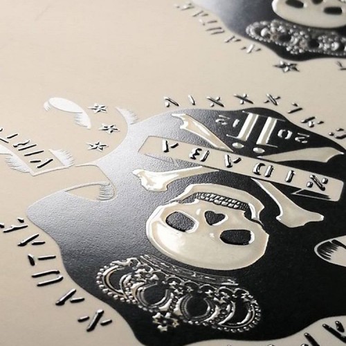 Menu birreria con stampa serigrafica UV